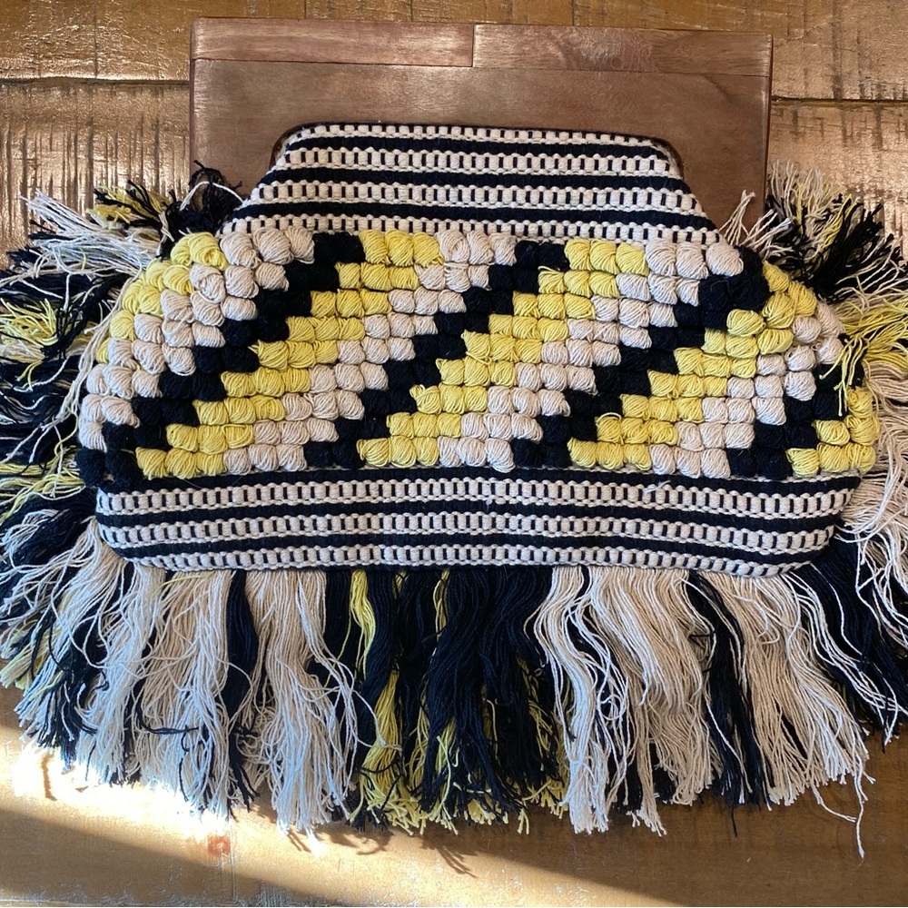 Handwoven Fringe purse